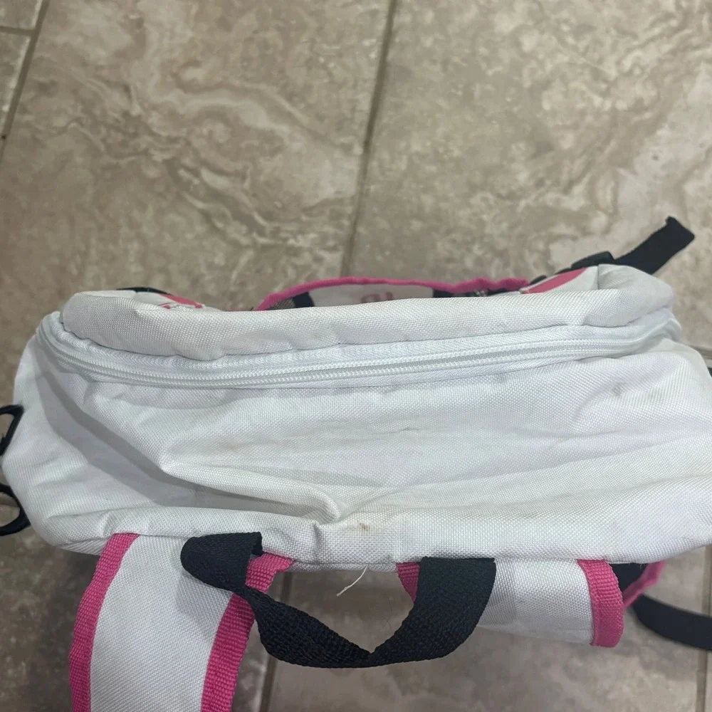 Rawlings Storm Fastpitch Softball Backpack Bag White Pink Kids Girls Athletic